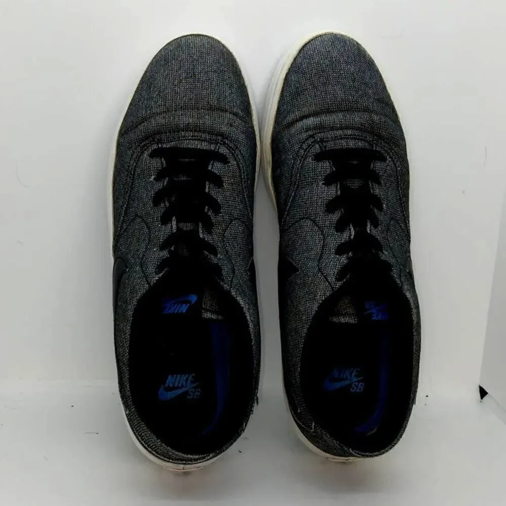 Nike SB Solarsoft Skateboard Mens Pre-owned Gray & Black Sneakers - sz. 10